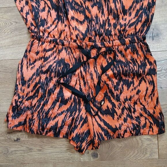 Juicy Couture black label silk viscose romper XS NWOT - Picture 3 of 11